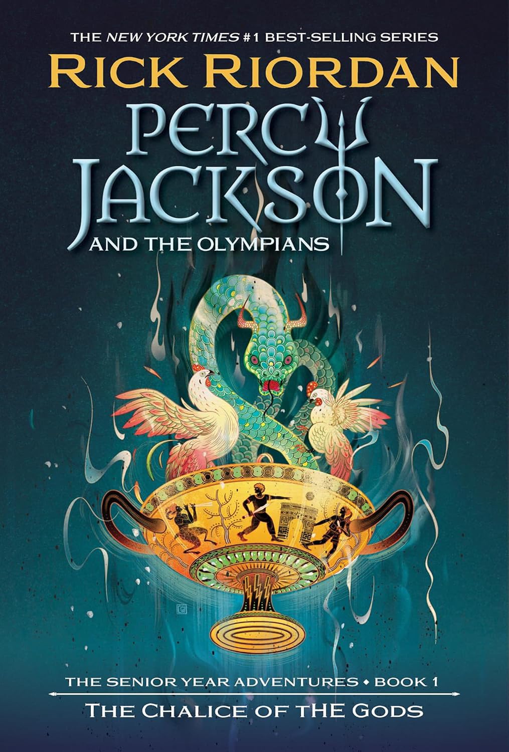 Percy Jackson and the Olympians Series 7 Books Set: The Lightning Thief, Sea of Monsters, Titan's Curse, Battle of the Labyrinth, Last ... of the Gods, Wrath of the Triple Goddess - by Rick Riordan - Hardcover