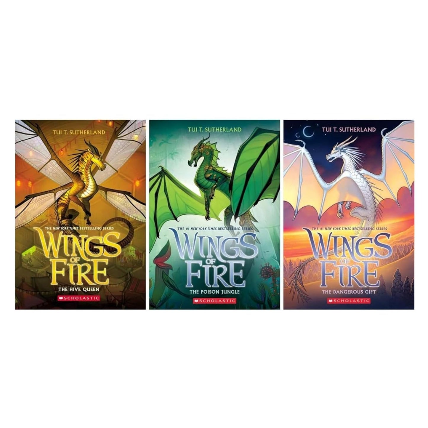Wings of Fire Paperback Series Complete Collection, Books 1–18 | Full Dragon Fantasy Set - by Tui T. Sutherland - Paperback