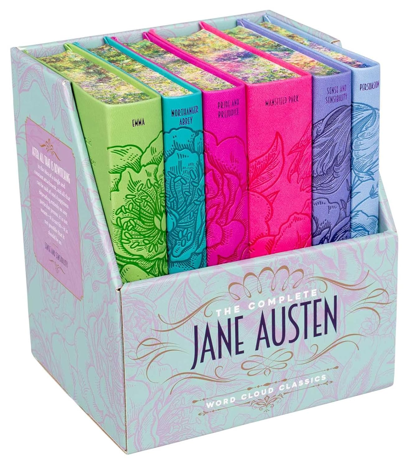 Jane Austen Collection Boxed Set: Word Cloud Classics Series - By Jane Austen - Flexibound
