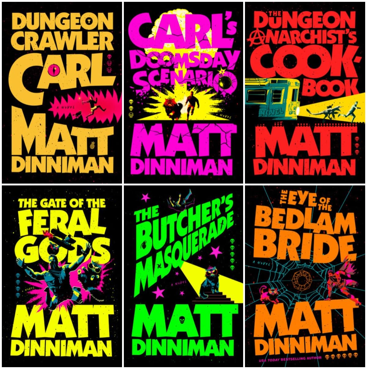 Dungeon Crawler Carl Series 6-Book Collection Set (Books 1 to 6) Hardcover