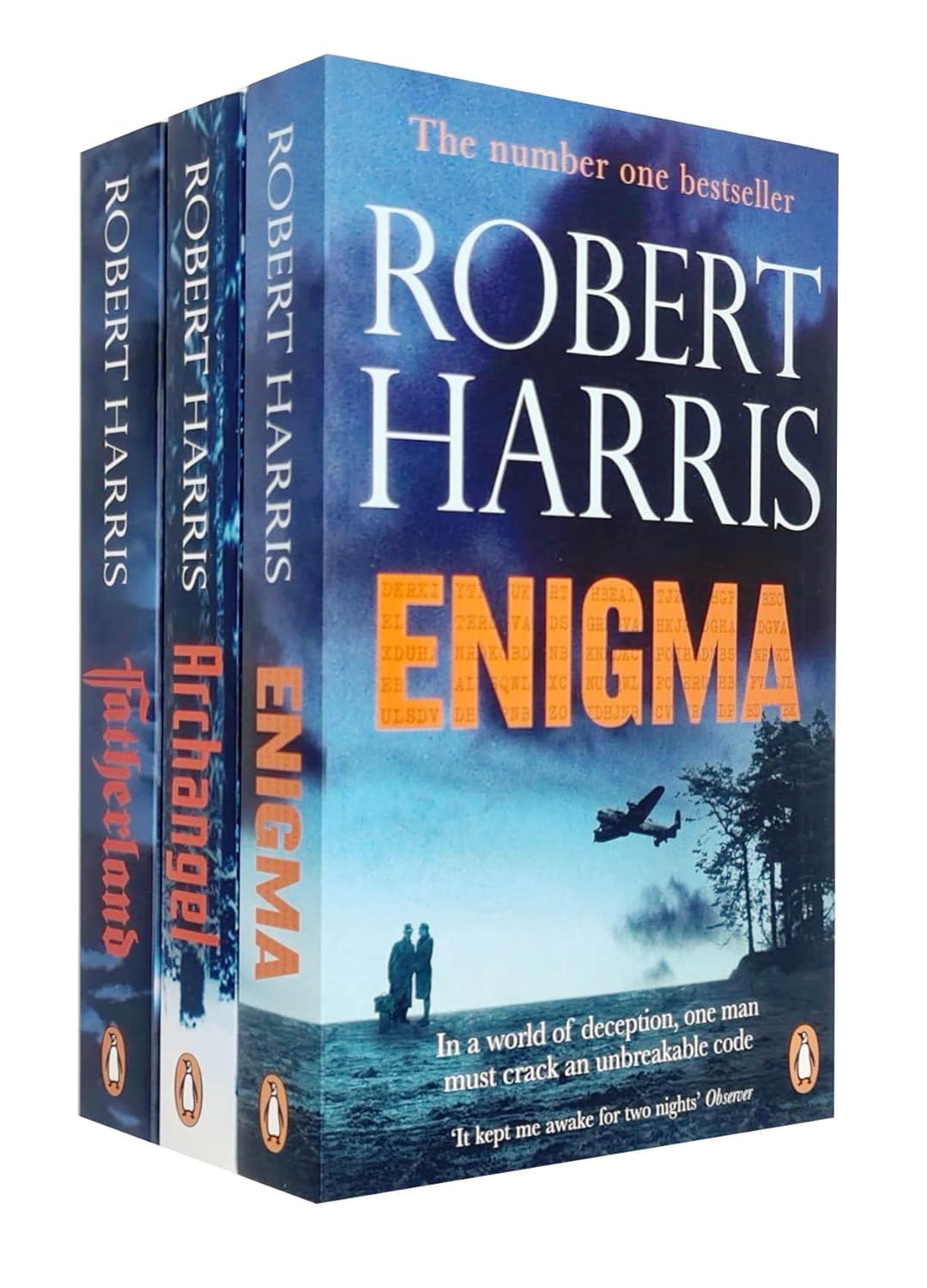 Robert Harris Collection – 3 Book Set: Enigma, Fatherland & Archangel - Paperback