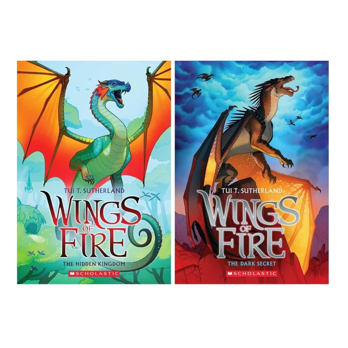 Wings of Fire Paperback Series Complete Collection, Books 1–18 | Full Dragon Fantasy Set - by Tui T. Sutherland - Paperback