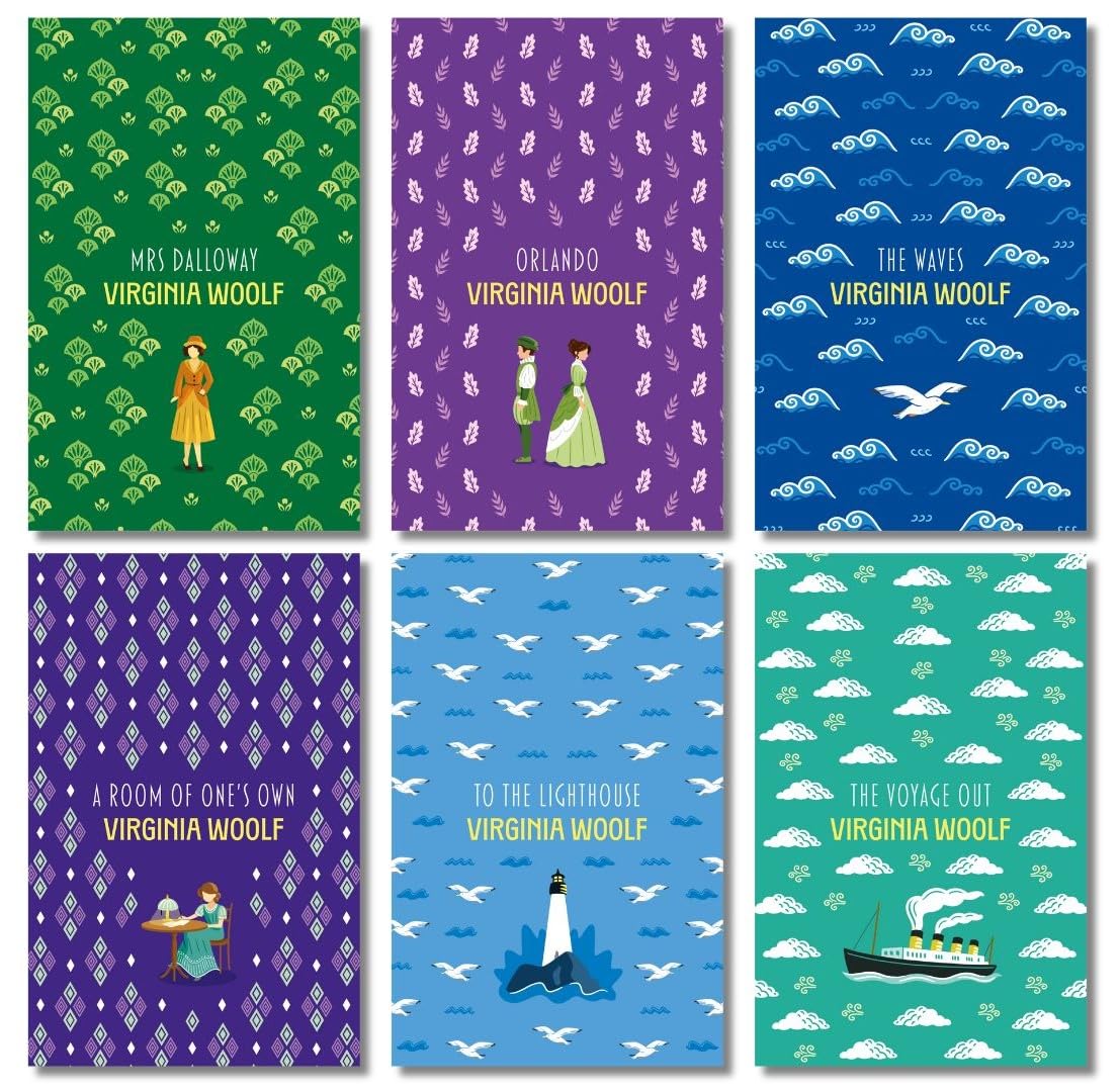 Virginia Woolf Collection – 6 Book Set: A Room of One’s Own, Mrs Dalloway, The Voyage Out & More - By Virginia Woolf - Paperback