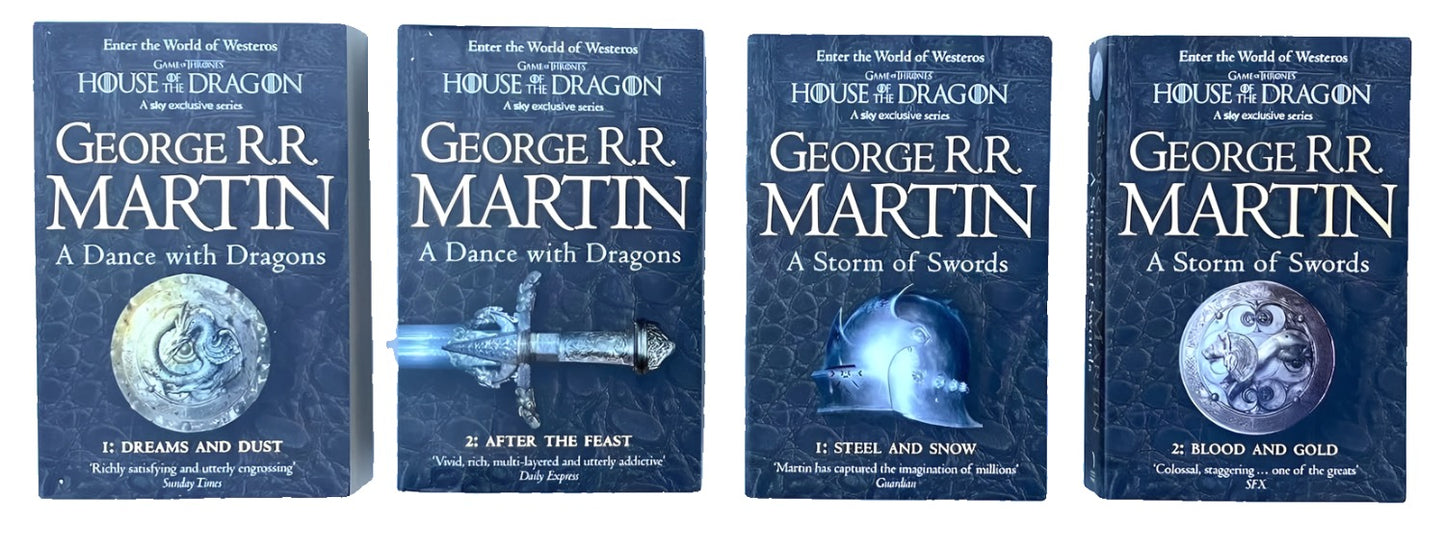 A Game of Thrones Set Song of Ice and Fire 7 Books Collection - George R.R Martin - paperback