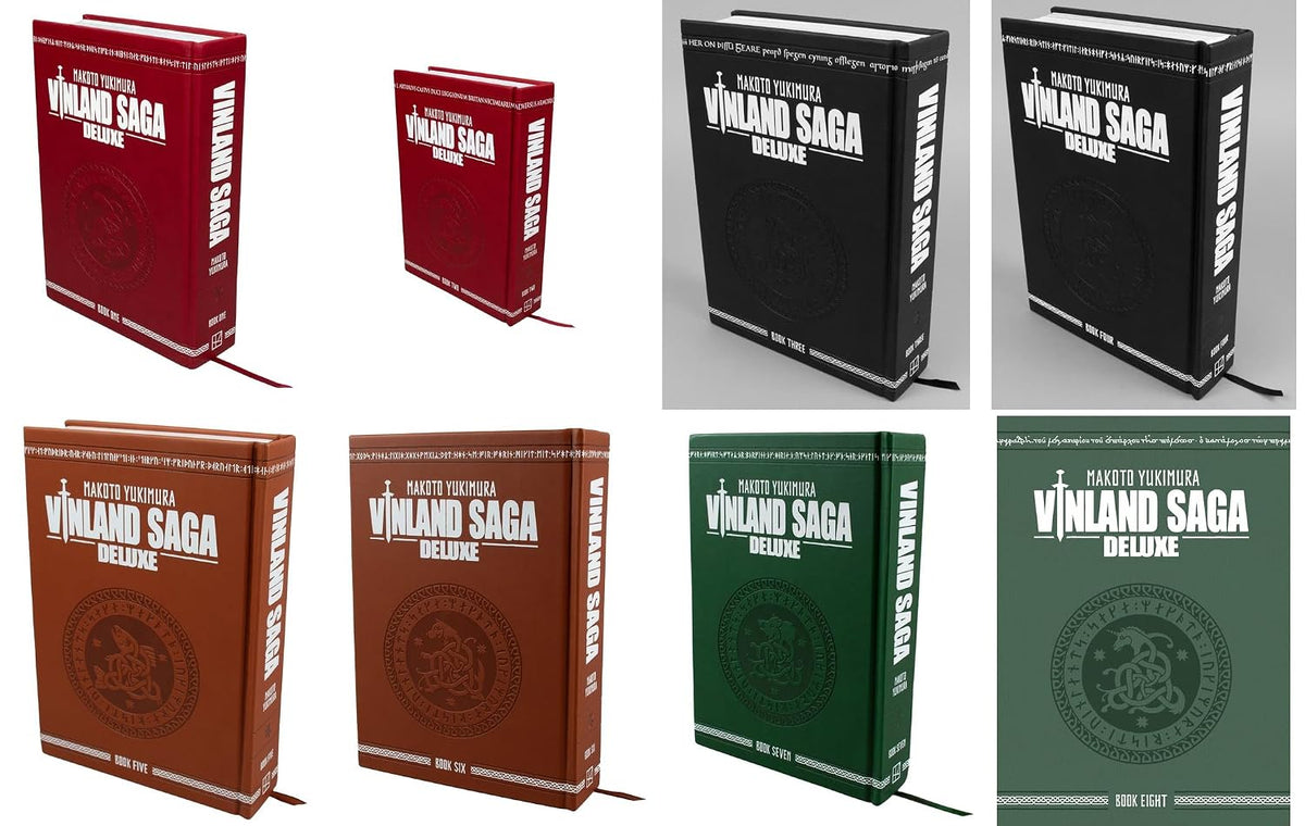 Vinland Saga Deluxe – 8 Book Collection: Volumes 1–8 - By Makoto Yukimura - Hardcover