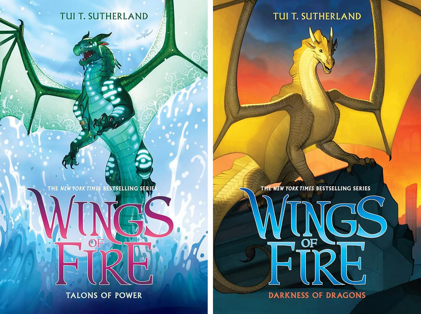 Wings of Fire Hardcover Series Complete Collection, Books 1–15  Premium Hardcover Set - by Tui T. Sutherland - Hardcover