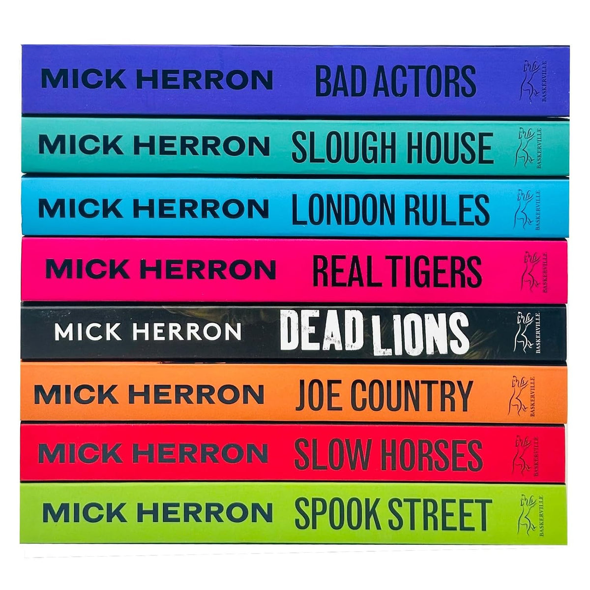 Slough House Thriller Series – 8 Book Boxed Set: Slow Horses, Dead Lions, Real Tigers & More - By Mick Herron - Paperback