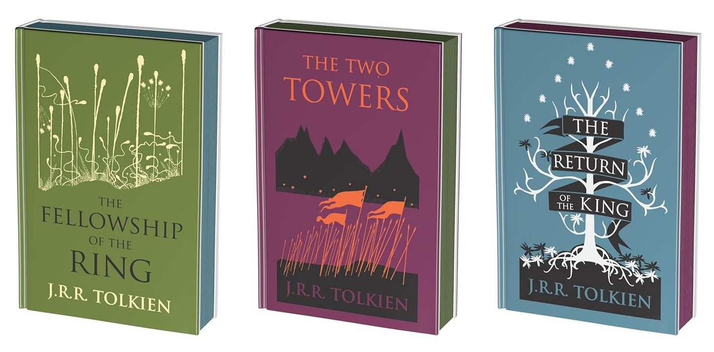 Middle-earth Special Collector's Edition Set - Five Books: The Fellowship of the Ring, The Two Towers, The Return of the King, The Hobbit, Silmarillion - J. R. R. Tolkien - Hardcover - New