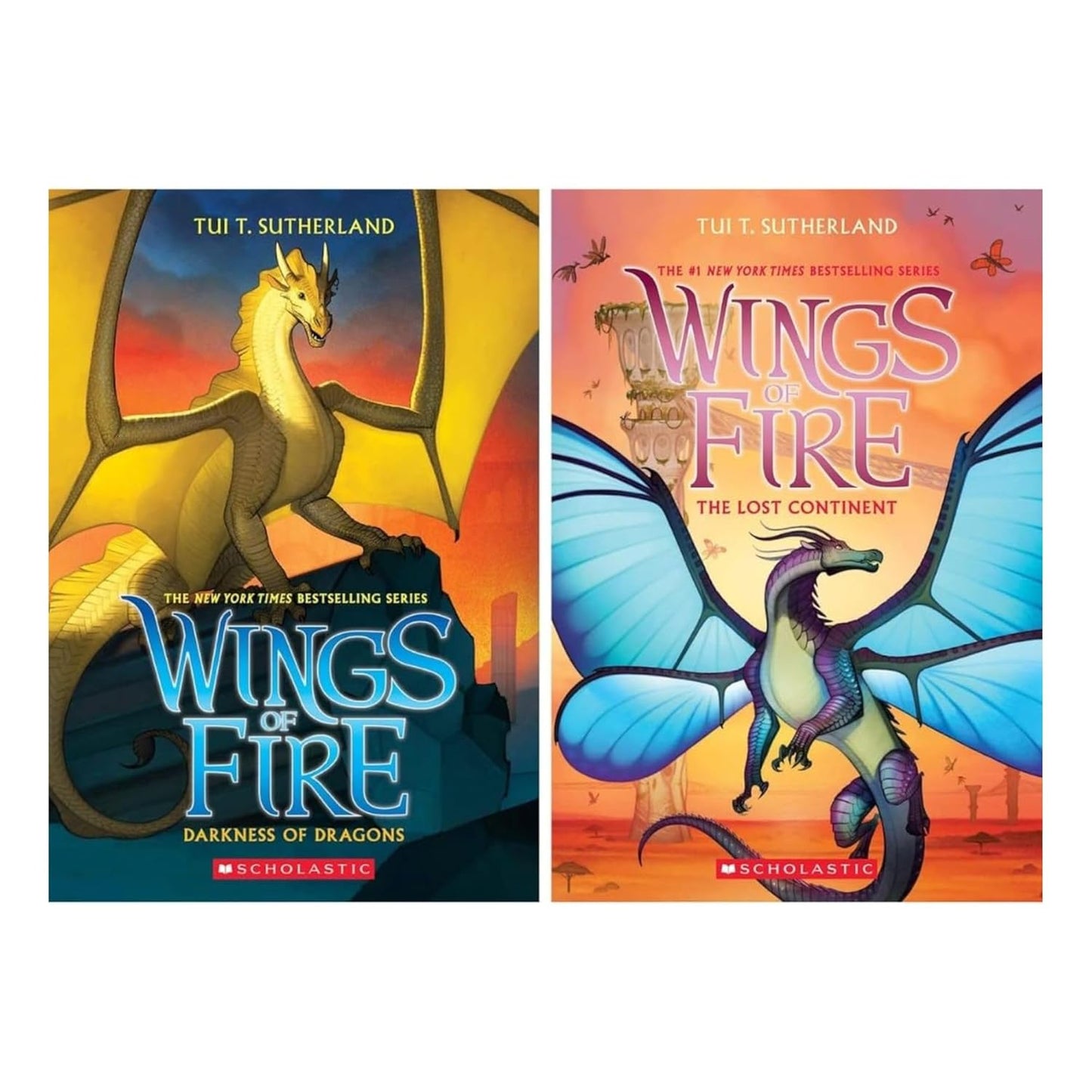 Wings of Fire Paperback Series Complete Collection, Books 1–18 | Full Dragon Fantasy Set - by Tui T. Sutherland - Paperback