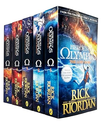 The Heroes of Olympus – Complete 5 Book Collection Set: Mythology, Quests & Epic Fantasy Adventure - By Rick Riordan