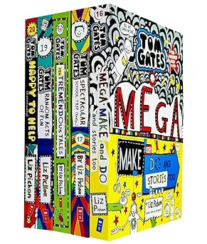 Tom Gates Series (16-20) Collection 5 Books Set By Liz Pichon