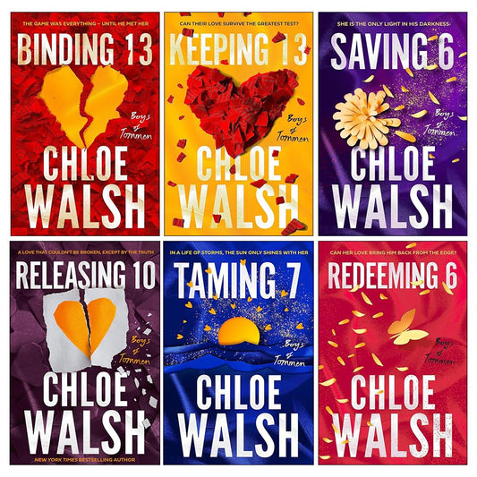 Boys of Tommen Series 6 Book Set Collection Set - By Chloe Walsh - Paperback