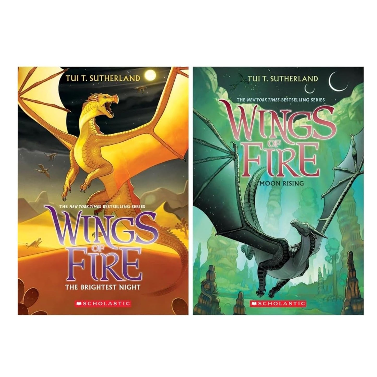 Wings of Fire Paperback Series Complete Collection, Books 1–18 | Full Dragon Fantasy Set - by Tui T. Sutherland - Paperback
