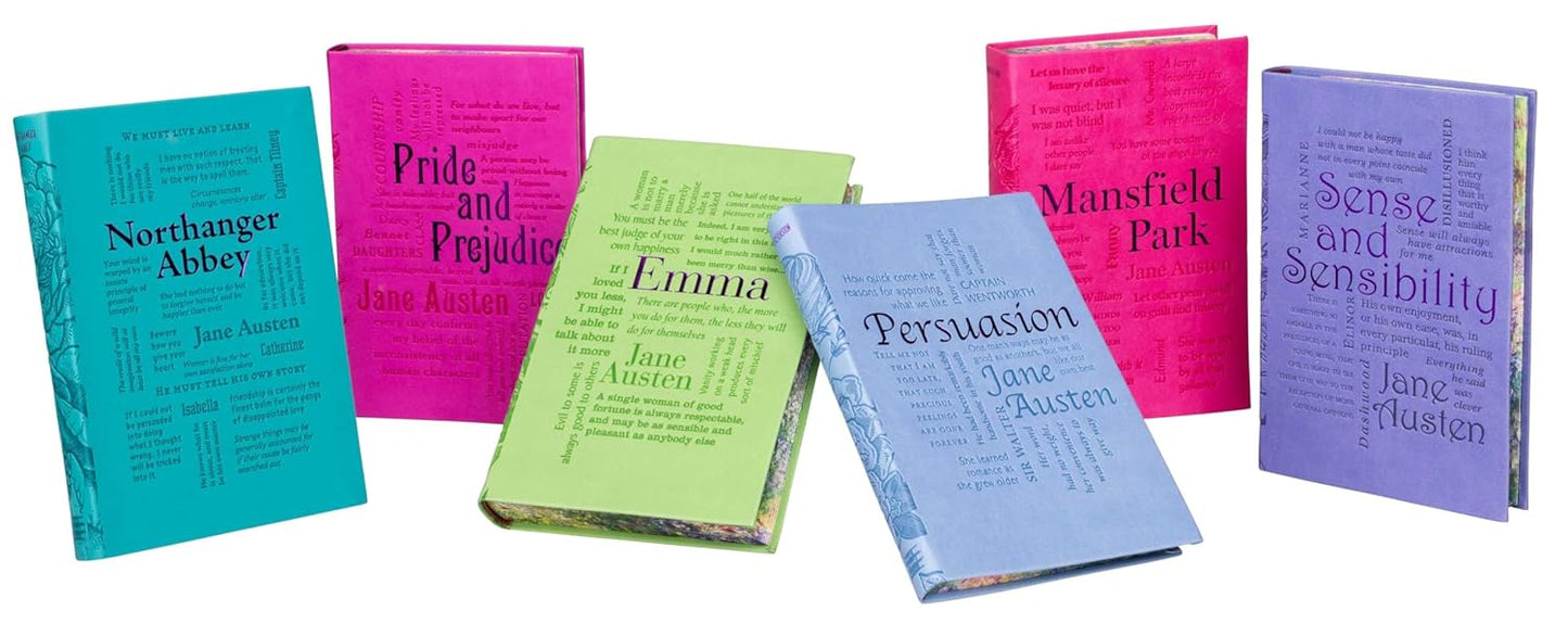 Jane Austen Collection Boxed Set: Word Cloud Classics Series - By Jane Austen - Flexibound