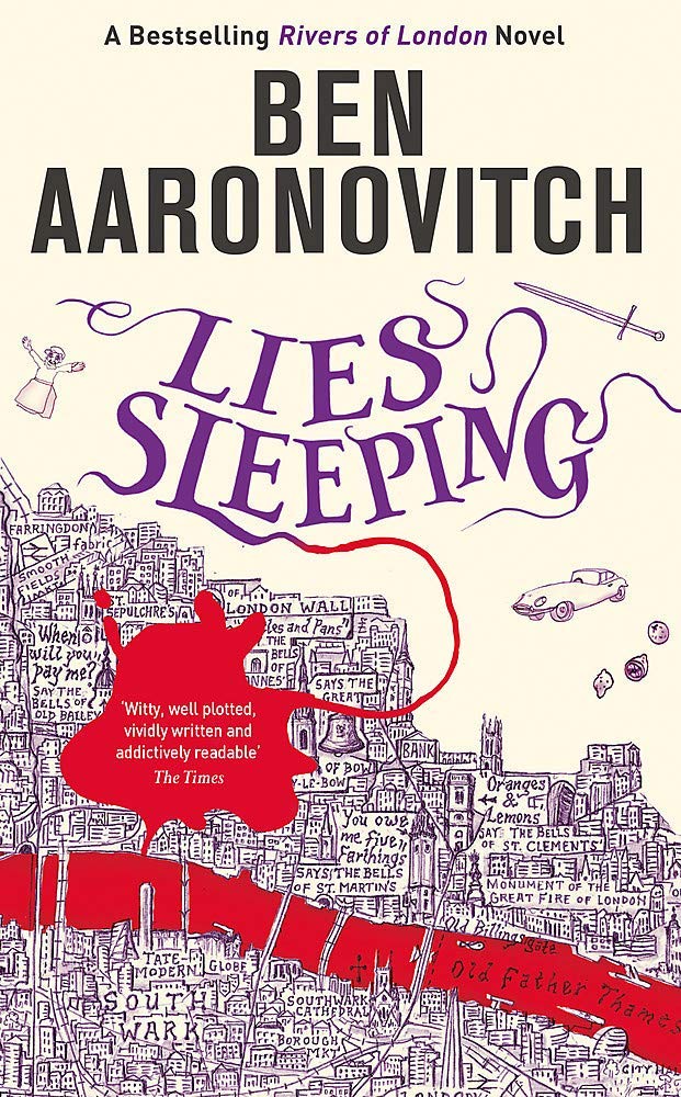 Rivers of London Series Collection 7 Books Set: Rivers of London, Moon Over Soho, Whispers Under Ground, Broken Homes, Foxglove Summer, The Hanging Tree, Lies Sleeping - By Ben Aaronovitch - Paperback