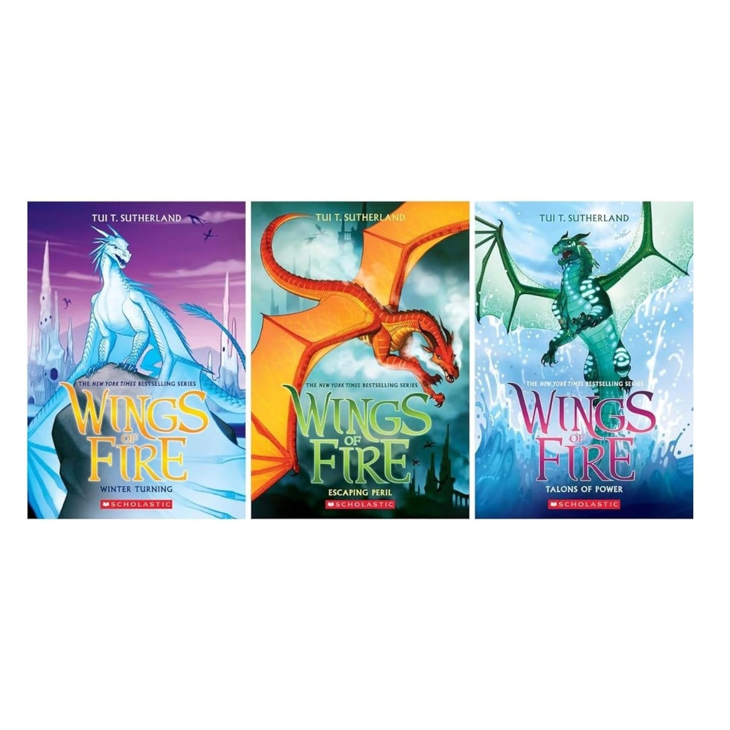 Wings of Fire Paperback Series Complete Collection, Books 1–18 | Full Dragon Fantasy Set - by Tui T. Sutherland - Paperback