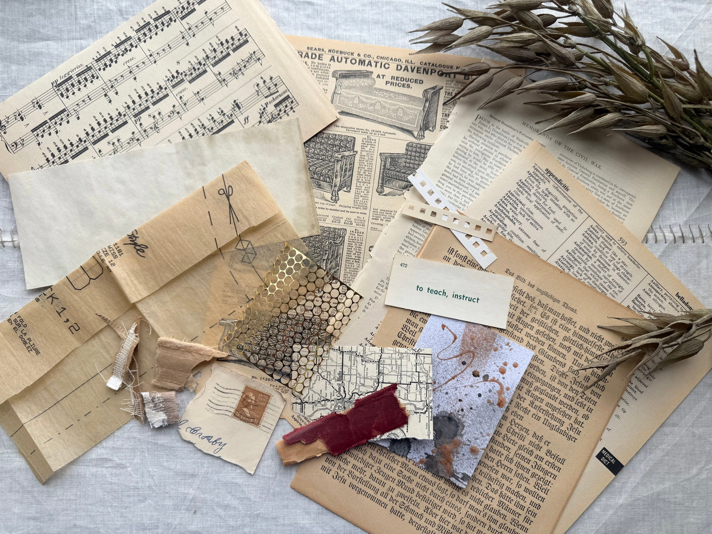 Collage Prompt Kit- Trees