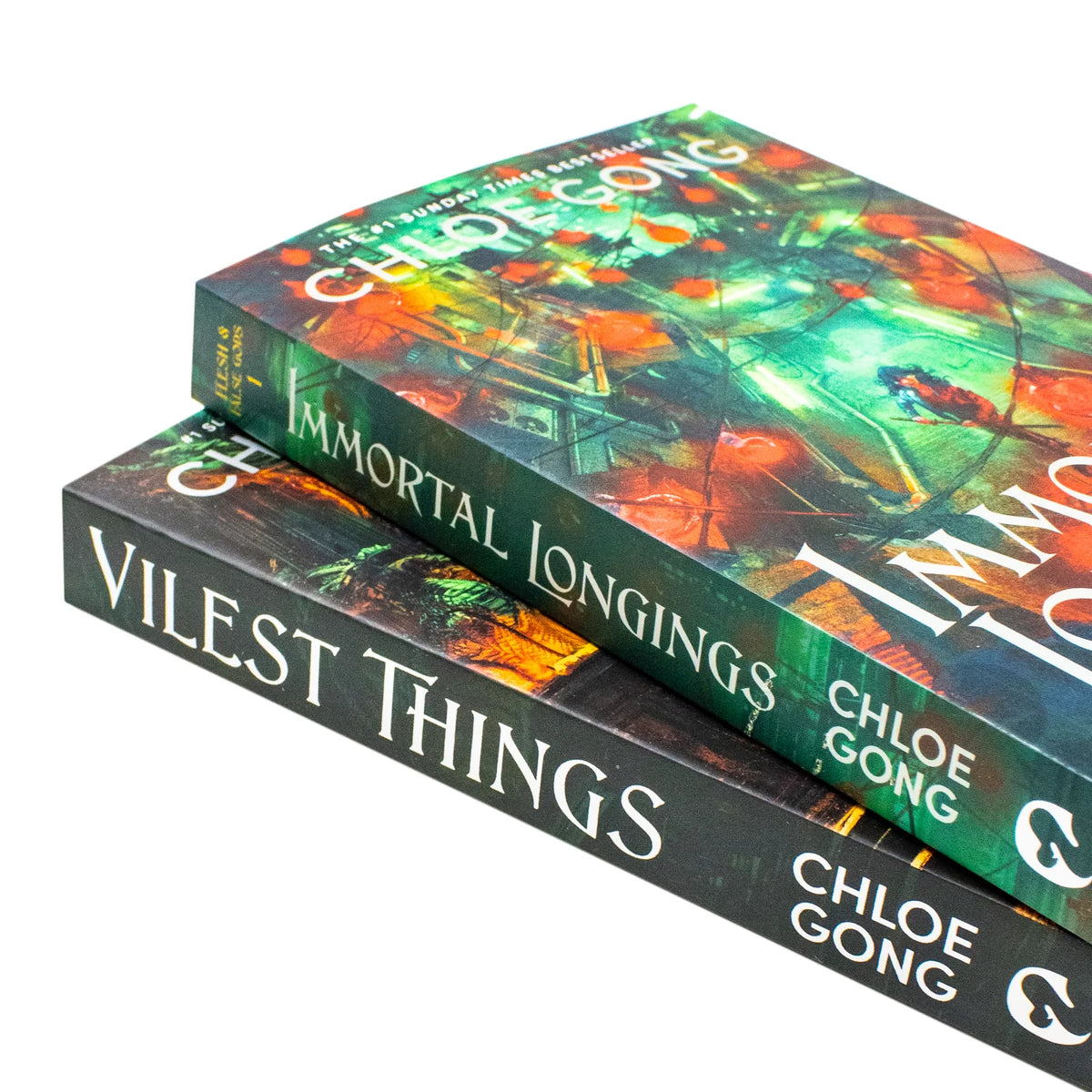 Flesh and False Gods – 2 Book Collection: Immortal Longings & Vilest Things - By Chloe Gong - Paperback
