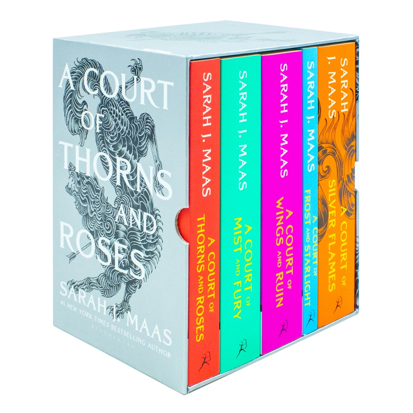A Court of Thorns and Roses – Complete 5 Book Collection Set: Fantasy, Magic, Romance & Adventure - By Sarah J. Maas - Paperback