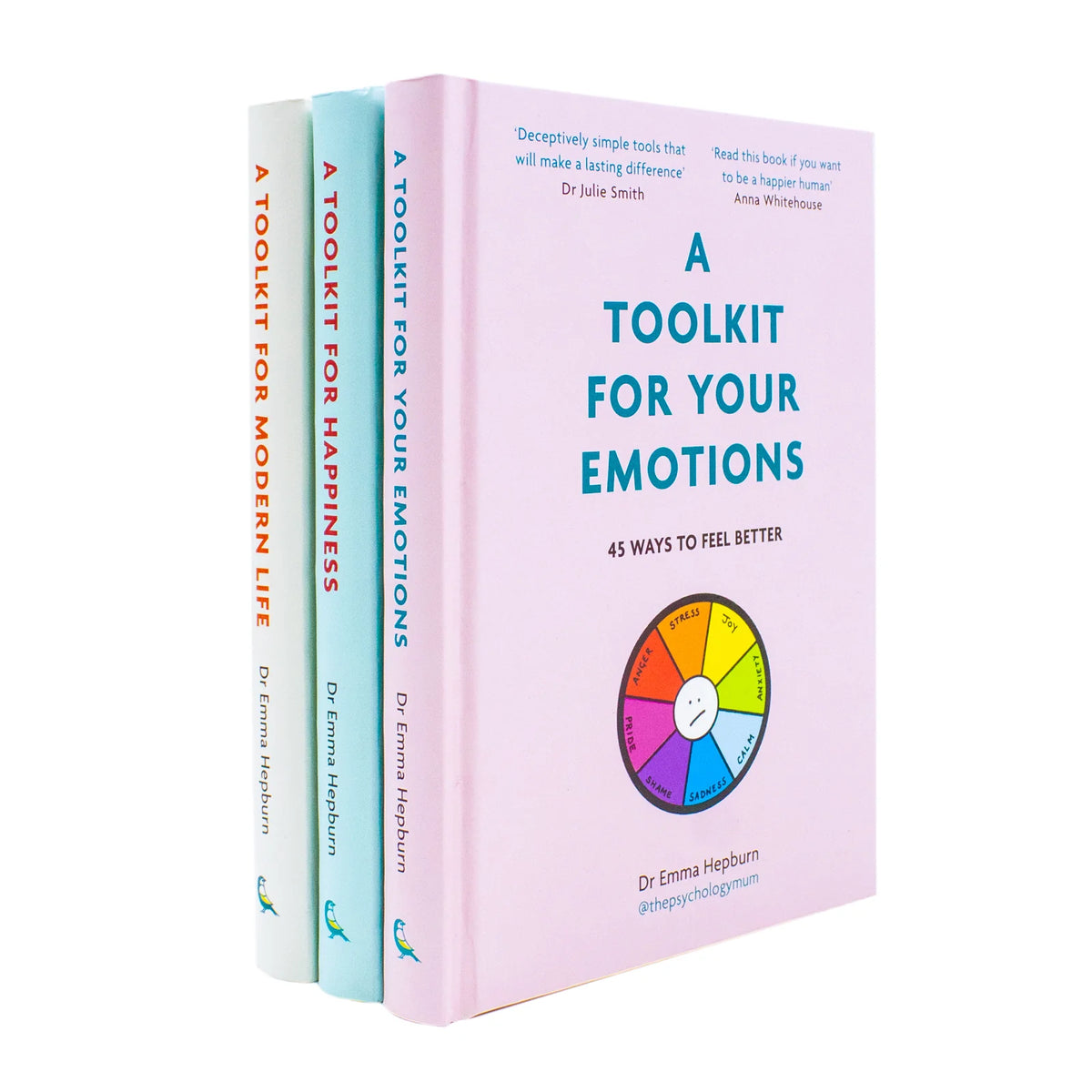 Dr Emma Hepburn 3 Book Collection – A Toolkit for Happiness, A Toolkit for Modern Life & A Toolkit for Your Emotions - By Dr Emma Hepburn - Hardback
