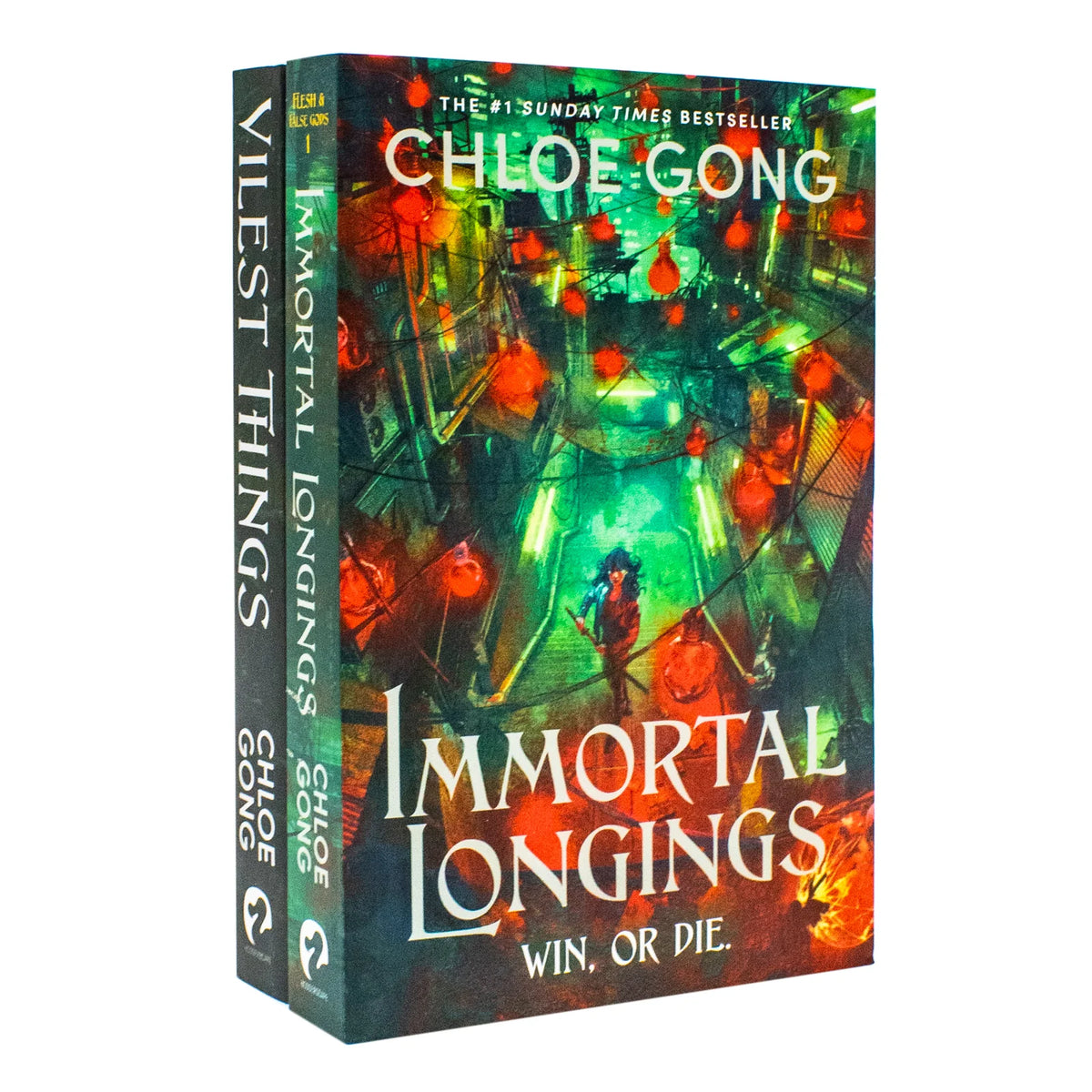 Flesh and False Gods – 2 Book Collection: Immortal Longings & Vilest Things - By Chloe Gong - Paperback