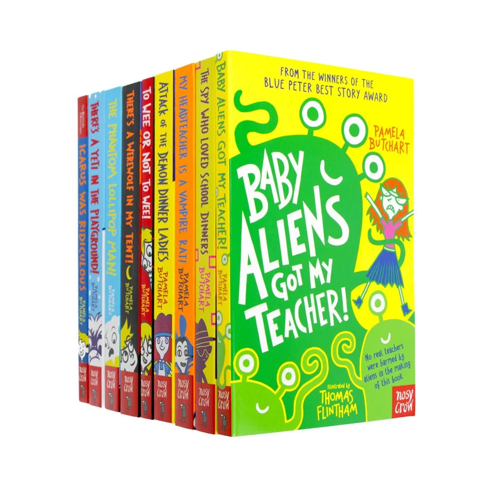 Baby Aliens Series – 9 Book Collection Set: Baby Aliens, The Spy & More - By Pamela Butchart