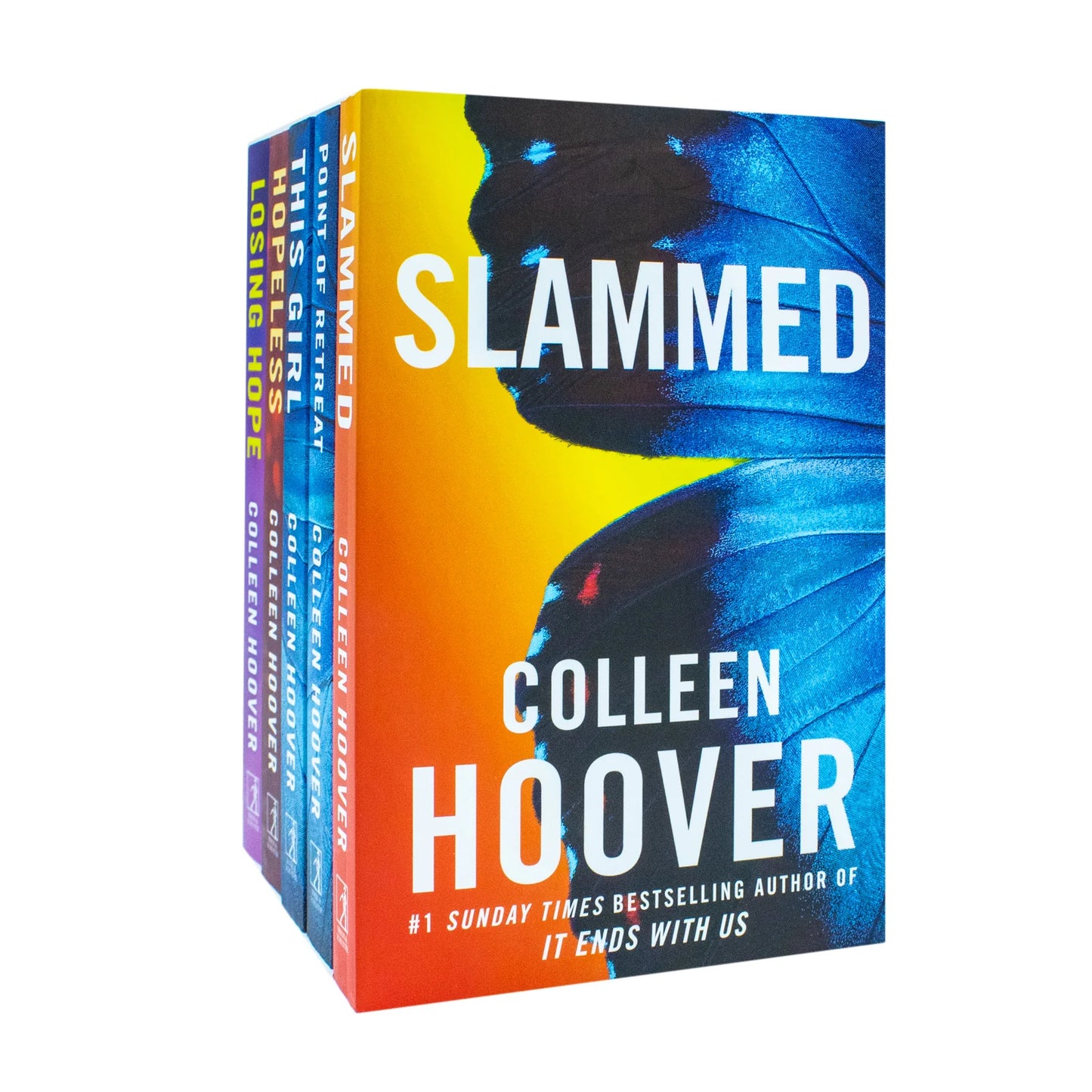 Colleen Hoover Collection – 5 Book Set: Slammed, Point of Retreat, This Girl, Hopeless & Losing Hope - By Colleen Hoover - Paperback