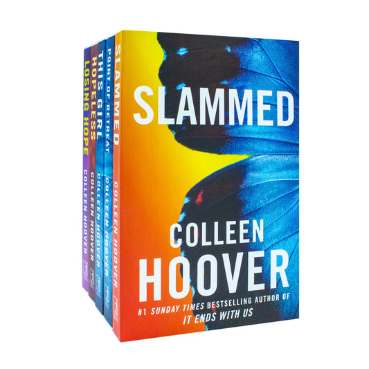 Colleen Hoover Collection – 5 Book Set: Slammed, Point of Retreat, This Girl, Hopeless & Losing Hope - By Colleen Hoover - Paperback