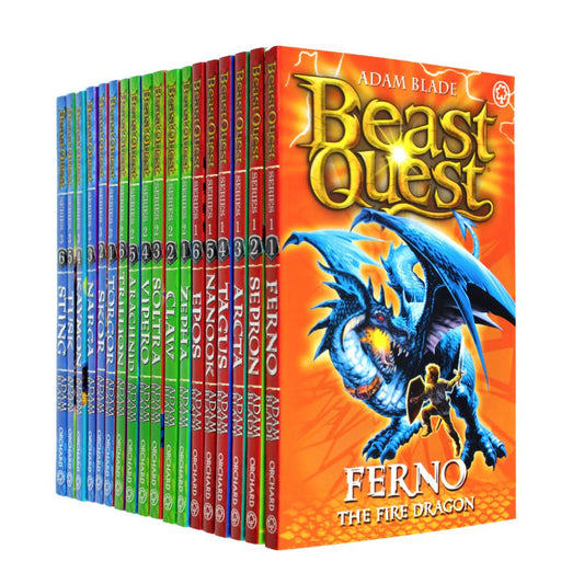 Beast Quest Collection Series 1-3: 18 Books - Adam Blade - Paperback