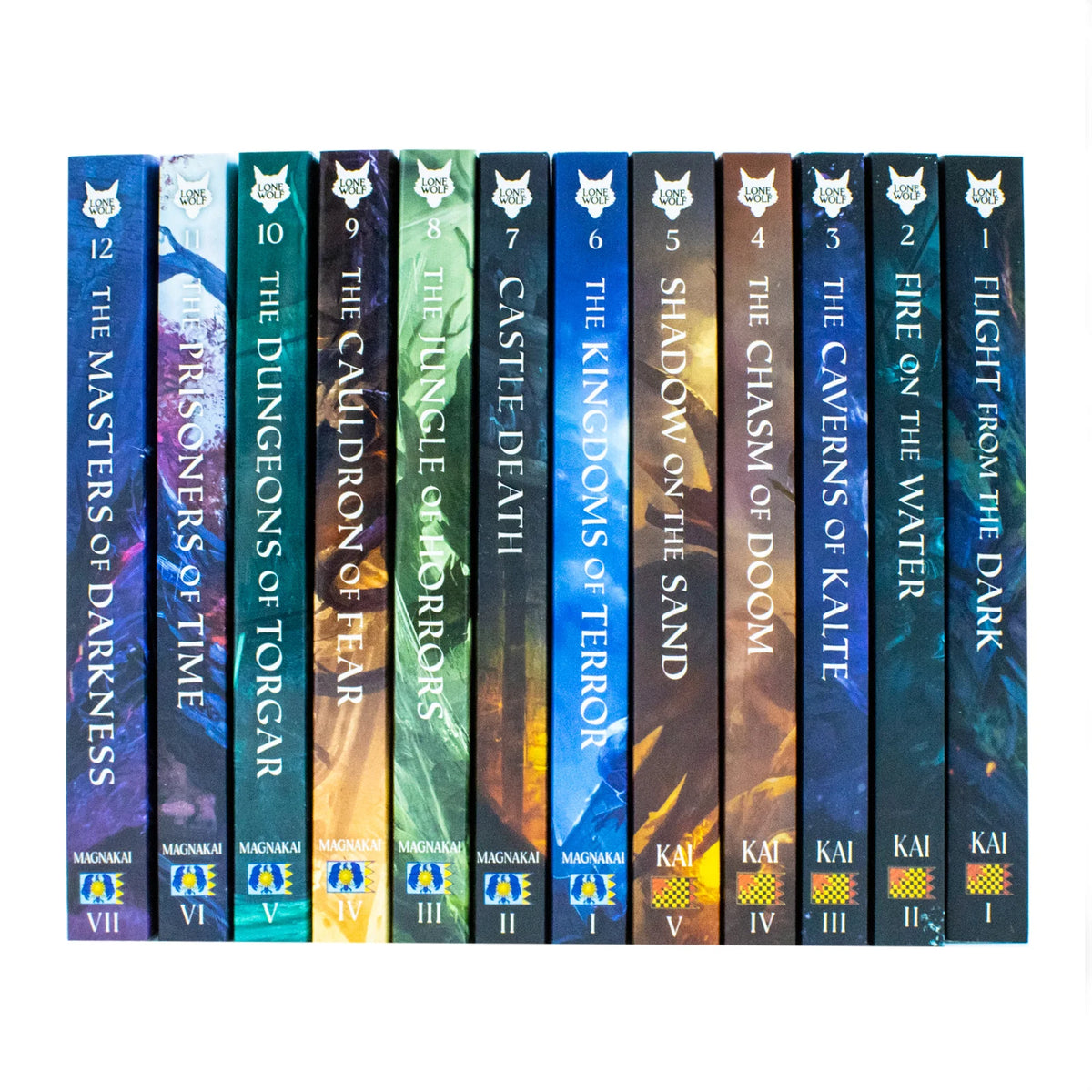 Lone Wolf Series – 12 Book Collection: Flight from the Dark, Fire on the Water, Castle Death & More - By Joe Dever - Paperback