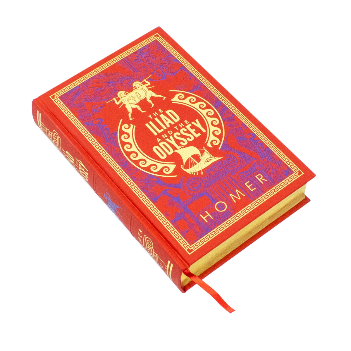 The Iliad & The Odyssey - Leatherbound Edition - By Homer - Classic Greek Epic Masterpieces