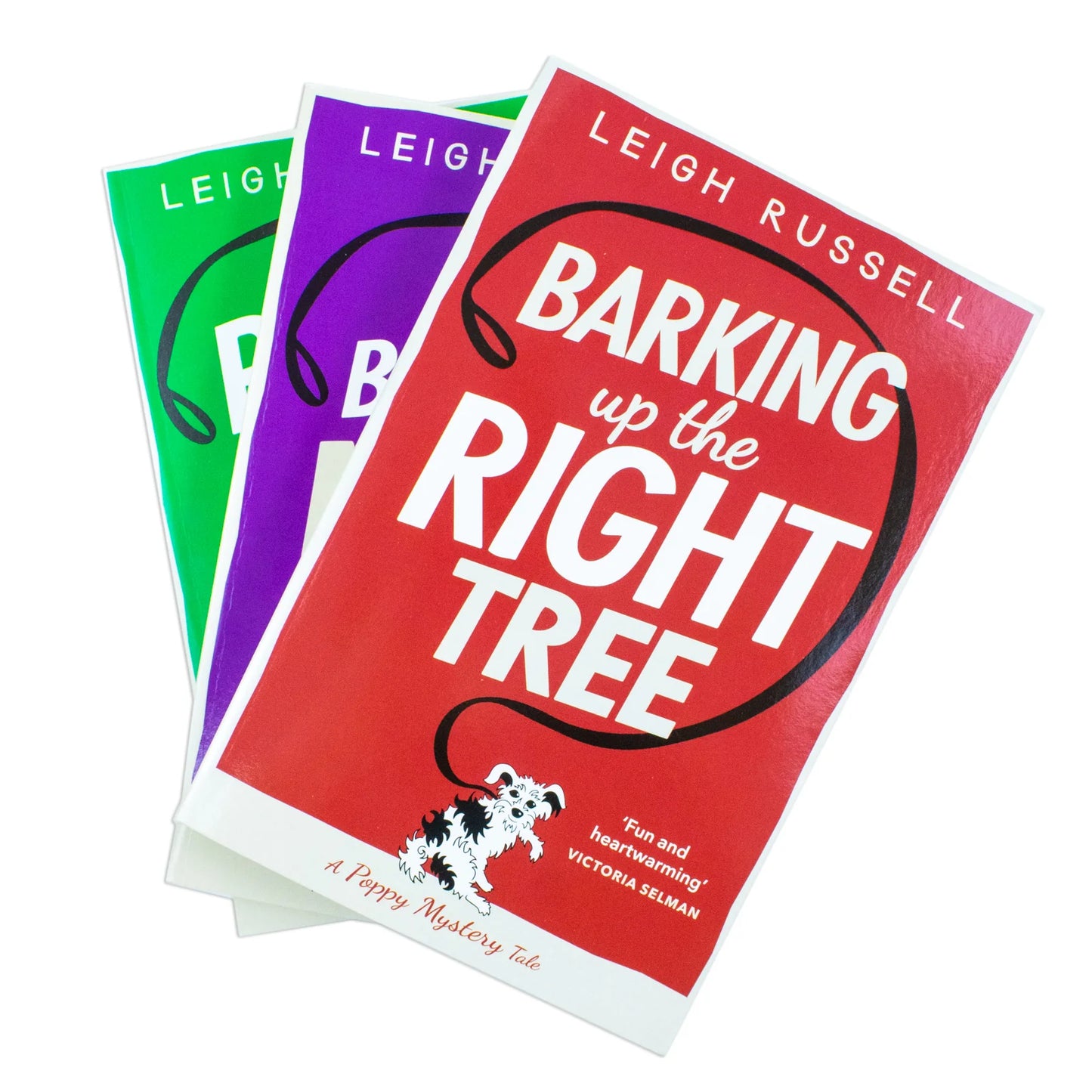 A Poppy Mystery Tale Collection – 3 Book Set: Barking Up the Right Tree, Barking Mad & Poppy Takes the Lead - By Leigh Russell