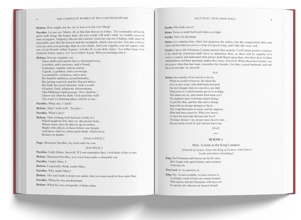 Complete Works of William Shakespeare – Leather-Bound Collection - By William Shakespeare