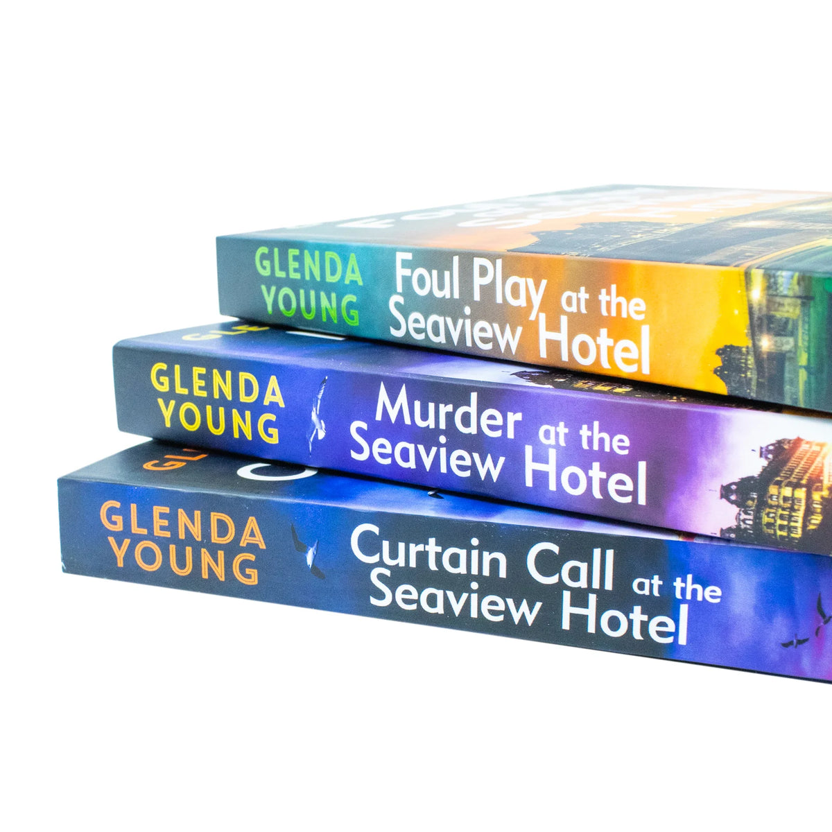 Helen Dexter Cosy Crime Mysteries – Books 1–3 Collection: Murder at the Seaview Hotel, Curtain Call at the Seaview Hotel & Foul Play at the Seaview Hotel - By Glenda Young - Paperback