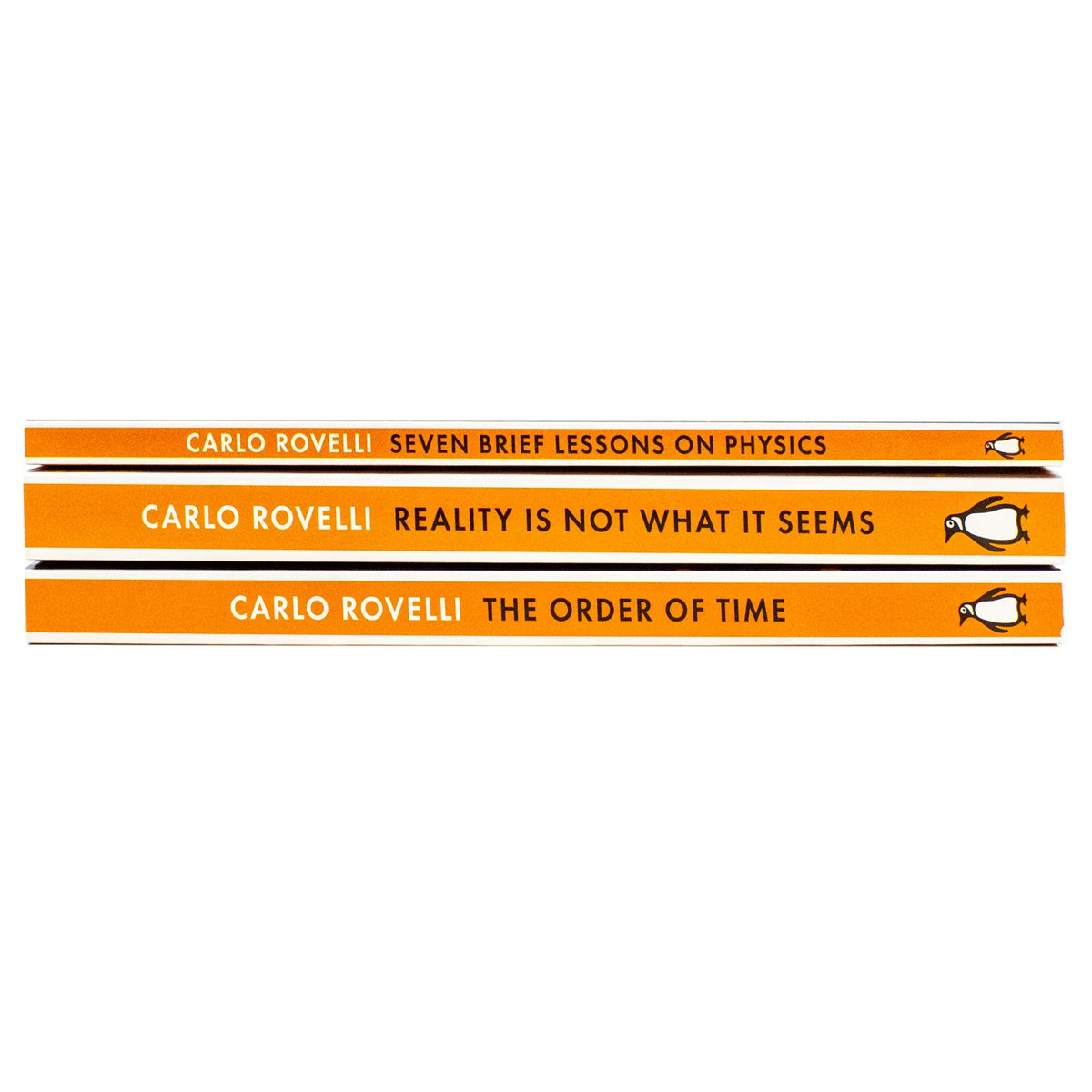Carlo Rovelli Collection – 3 Book Set: Reality Is Not What It Seems, The Order of Time & Seven Brief Lessons on Physics - By Carlo Rovelli - Paperback