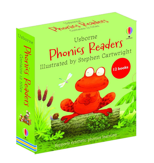 Usborne Phonics Readers - 12 Book Set by Phil Roxbee Cox