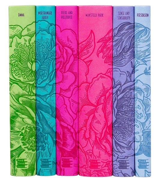 Jane Austen Collection Boxed Set: Word Cloud Classics Series - By Jane Austen - Flexibound