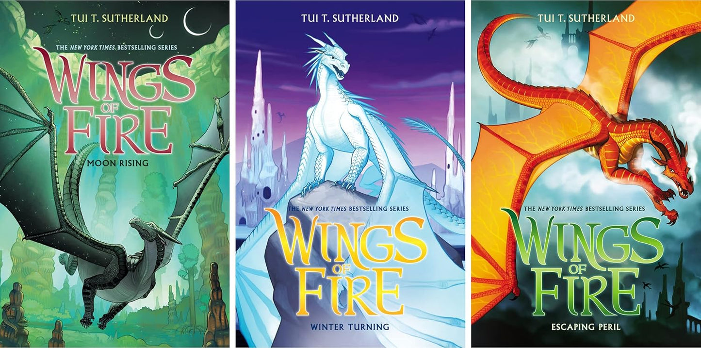 Wings of Fire Hardcover Series Complete Collection, Books 1–15  Premium Hardcover Set - by Tui T. Sutherland - Hardcover