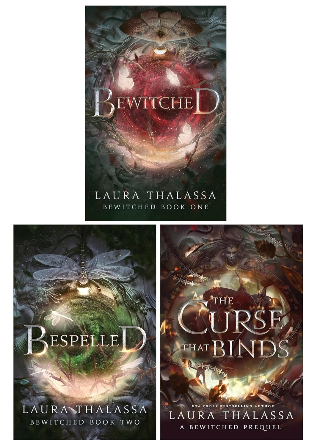 The Bewitched Series – 3 Book Collection: Bewitched, Bespelled & The Curse That Binds - By Laura Thalassa - Paperback