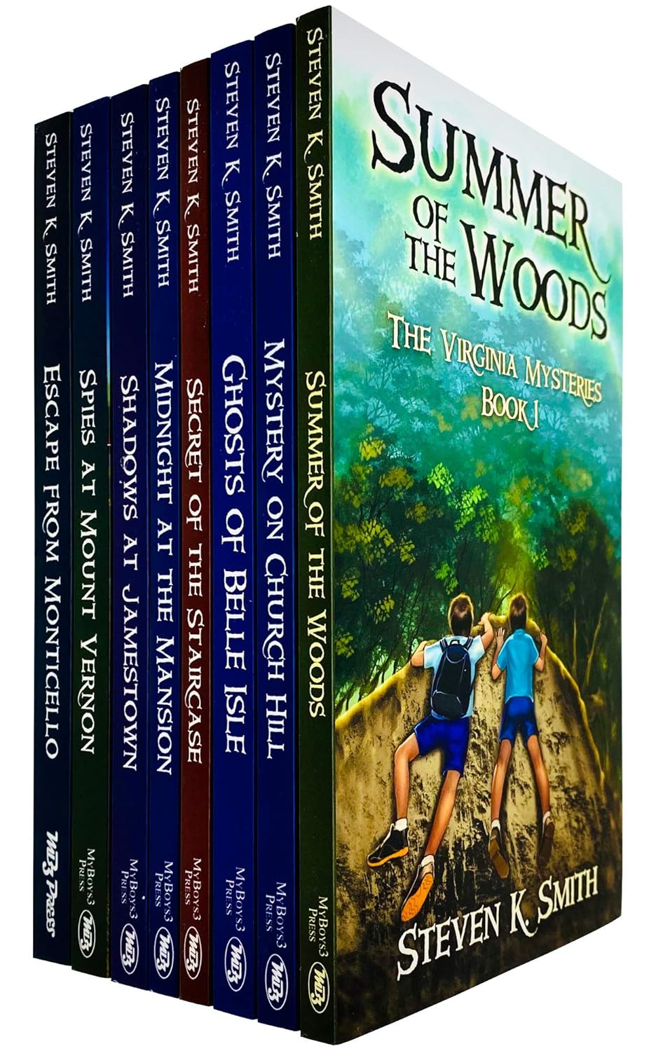 The Virginia Mysteries Series Complete 8 Books Collection Set - by Steven K. Smith - Paperback