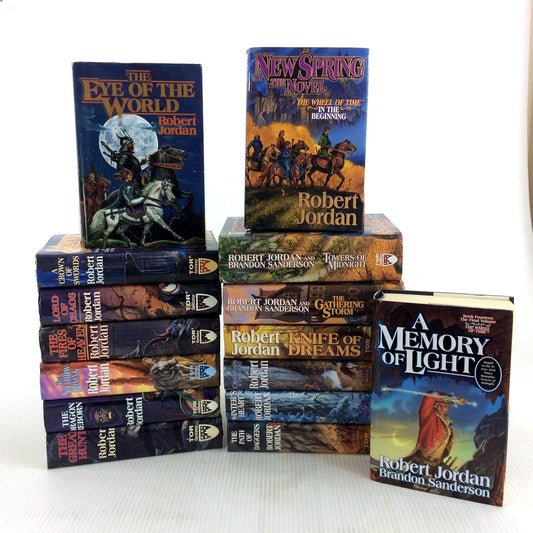 The Wheel of Time: Complete Set of Fifteen Books - By Robert Jordan - Hardcover