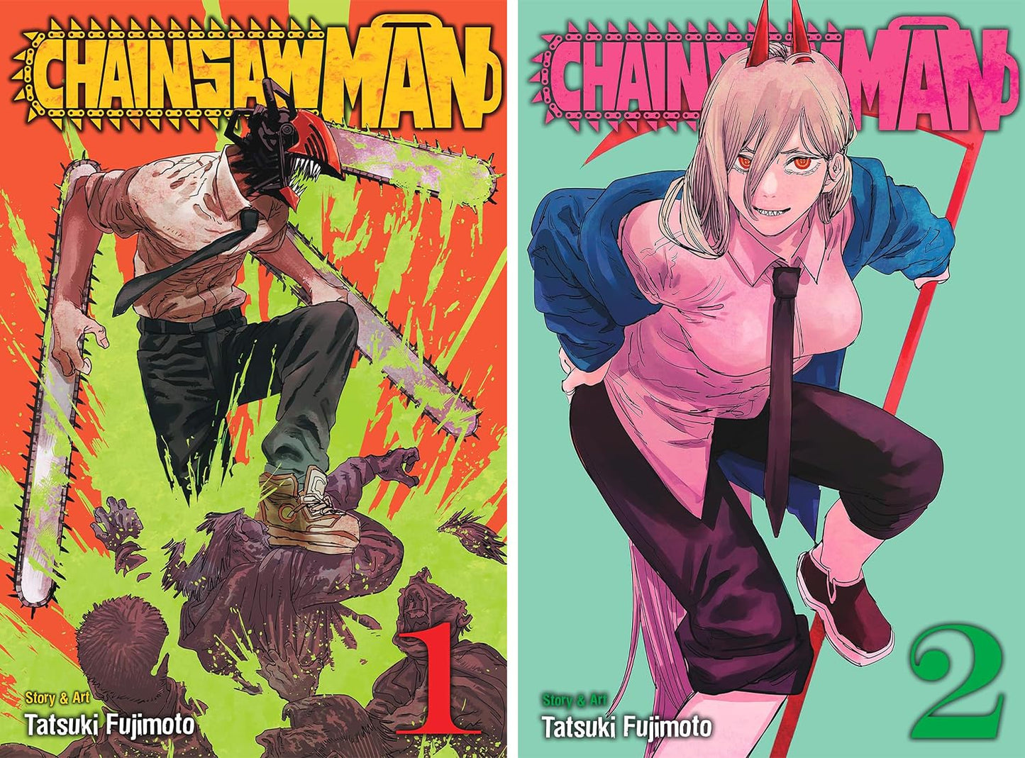 Chainsaw Man 11-Book Collection Set (Volumes 1–11) - by Tatsuki Fujimoto - Manga Paperback