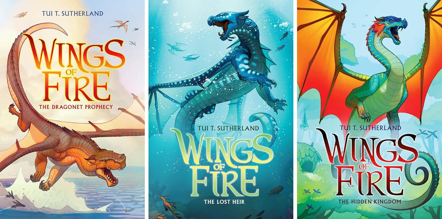 Wings of Fire Hardcover Series Complete Collection, Books 1–15  Premium Hardcover Set - by Tui T. Sutherland - Hardcover