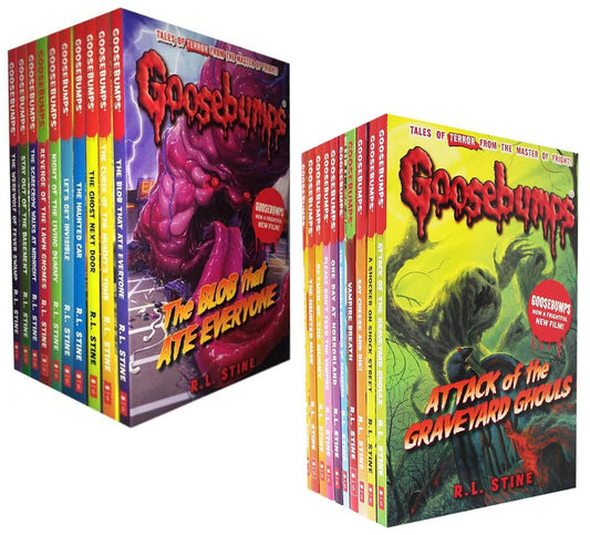 Classic Goosebumps – 20 Book Collection: Night of the Living Dummy, The Haunted Mask & More - By R. L. Stine - Paperback
