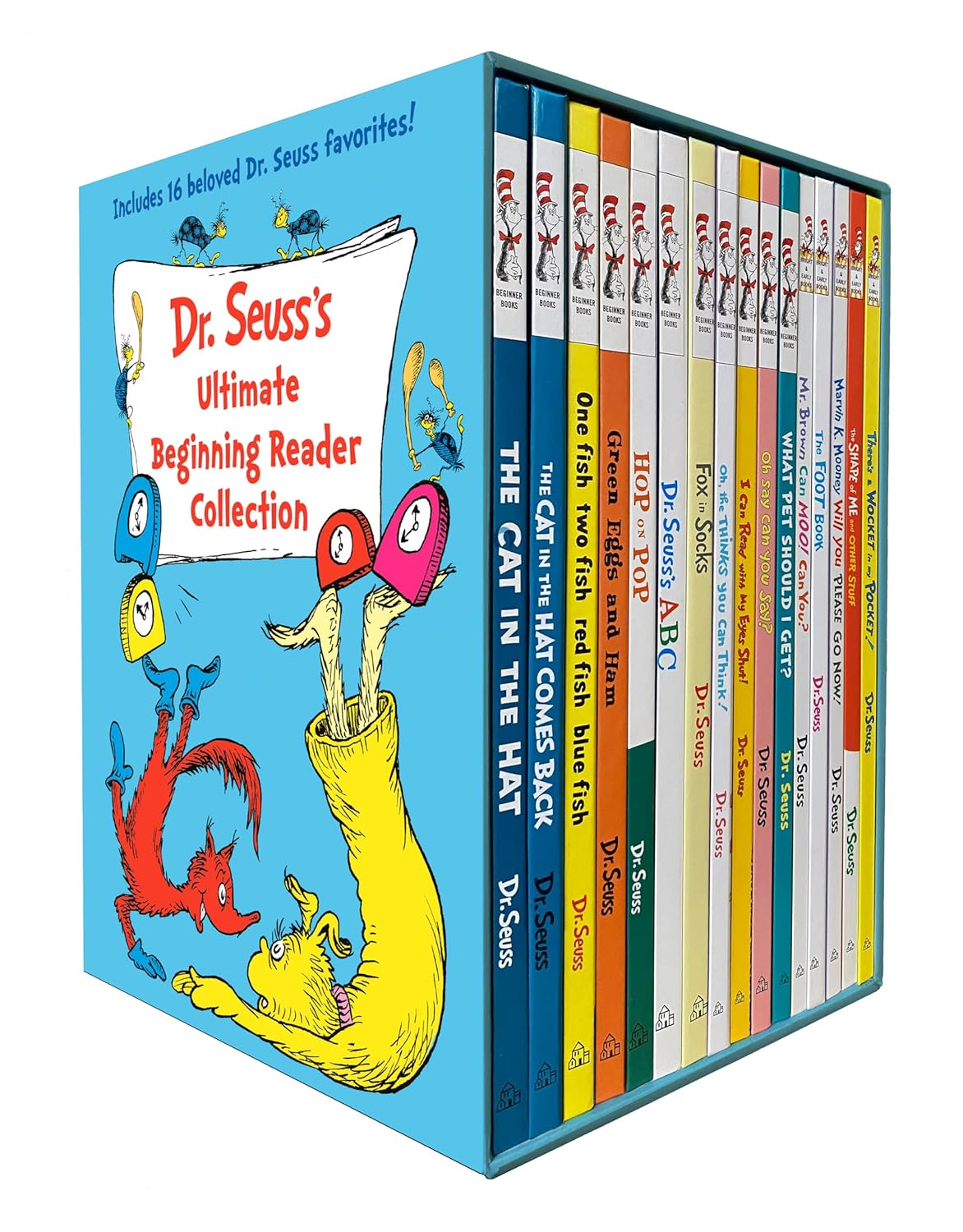 Dr. Seuss's Ultimate Beginning Reader Boxed Set Collection: Includes 16 Beginner Books and Bright & Early Books - By Dr Seuss - Hardcover