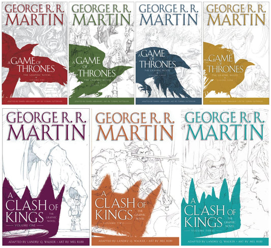 A Game of Thrones Graphic Novel 7 Books Set - Hardcover Graphic Novels