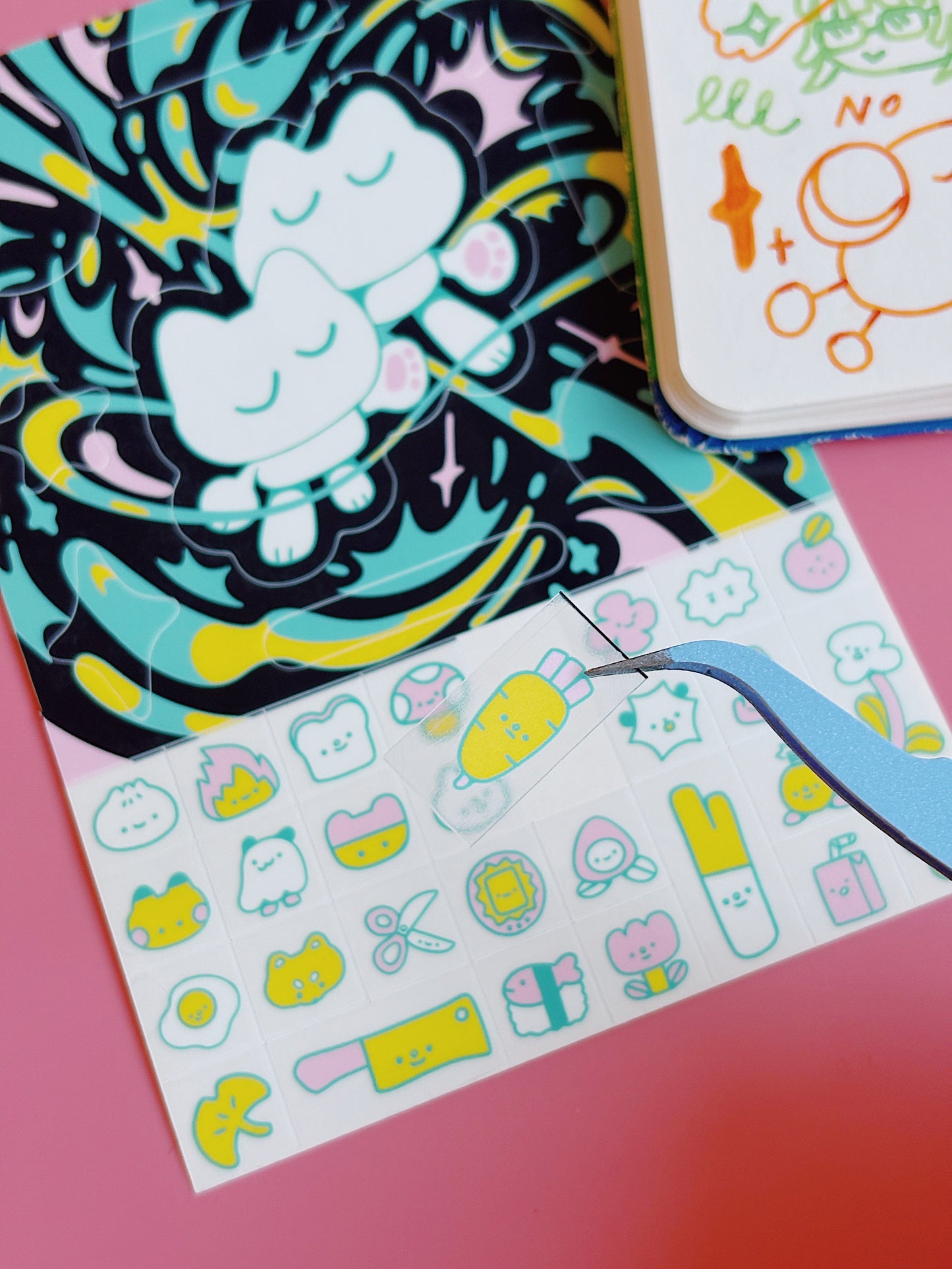 Transparent Swoosh Stickersheet