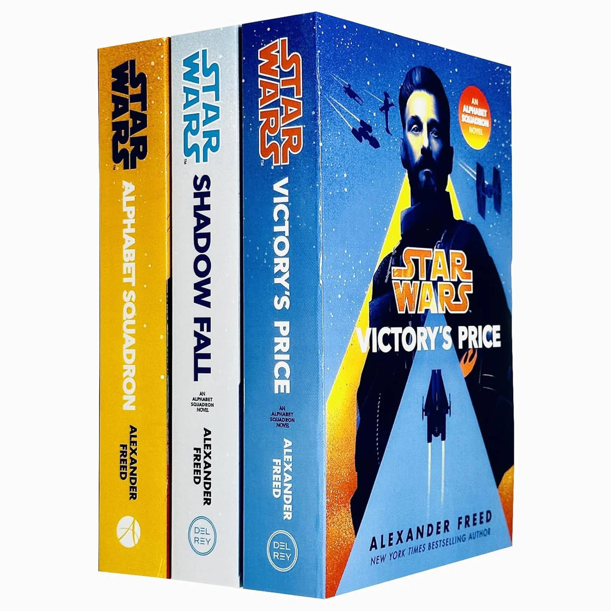 Star Wars: Alphabet Squadron Trilogy – Complete 3 Book Set: Alphabet Squadron, Shadow Fall & Victory's Price - By Alexander Freed - Paperback