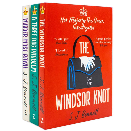 Her Majesty the Queen Investigates – 3 Book Set: The Windsor Knot, A Three Dog Problem & Murder Most Royal - By S. J. Bennett - Paperback