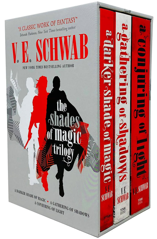 A Darker Shade of Magic – Complete 3 Book Trilogy Set: A Darker Shade of Magic, A Gathering of Shadows & A Conjuring of Light - By V. E. Schwab - Paperback